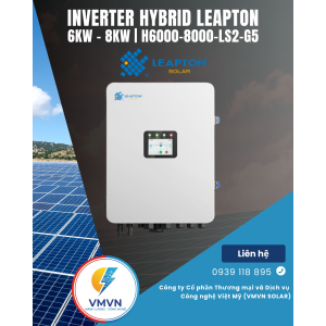 Inverter Hybrid 1 Pha Leapton 6kW - 8kW | H6000-8000-LS2-G5