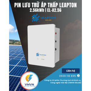 Pin Lưu Trữ Điện Lithium Leapton 2.56kWh - EL-A2.56