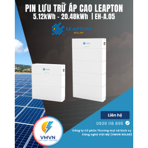 Pin Lưu Trữ Điện Lithium Leapton 5.12kWh – 20.48kWh - EH-A05
