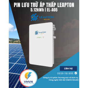 Pin Lưu Trữ Điện Lithium Leapton 5.12kWh - EL-A05