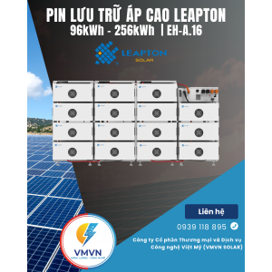 Pin Lưu Trữ Điện Lithium Leapton 96kWh – 256kWh - EH-A16