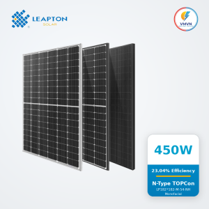 Tấm pin Leapton 430–450W N-Type Topcon 
