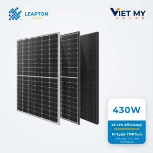 Tấm pin Leapton 430–450W N-Type Topcon 