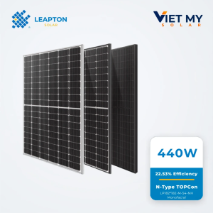 Tấm pin Leapton 430–450W N-Type Topcon 