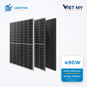 Tấm pin Leapton 470–490W N-Type Topcon
