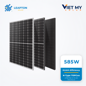 Tấm pin Leapton 580–600W | N-Type Topcon