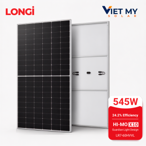 Tấm Pin Năng Lượng Mặt Trời LONGi Hi-MO X10 Guardian LR7-60HVHL 535W–560W